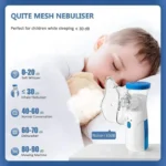 Portable Mesh Nebulizer Machine for Kids & Adults –  Rechargeable Handheld Inhaler - Image 4