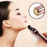 2-in-1 Rechargeable Eyebrow Trimmer & Portable Facial Hair Remover | Painless Electric Ladies Shaver Pen - Image 7