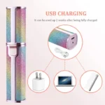 2-in-1 Rechargeable Eyebrow Trimmer & Portable Facial Hair Remover | Painless Electric Ladies Shaver Pen - Image 3