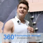 Bladeless Portable Cooling Neck Fan - Rechargeable USB Hanging Neck fan | Beat the Heat this Summer - Image 4