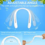 Bladeless Portable Cooling Neck Fan - Rechargeable USB Hanging Neck fan | Beat the Heat this Summer - Image 3
