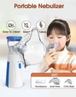 Portable Mesh Nebulizer Machine for Kids & Adults –  Rechargeable Handheld Inhaler - Image 5