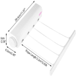 4 Line Retractable Clothesline - 3.2m Space Saving Wall Mounted Laundry Dryer - Image 4