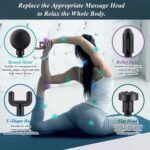 Portable Smart Electric Massage Gun for Deep Tissue Muscle Pain Relief & Recover | with 4 Interchangeable Heads - Image 3